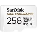 Sandisk Retail Storage Media Sandisk High Endurance Microsdxc, 256Gb, U3, V30, C10, Full Hd SDSQQNR-256G-AN6IA